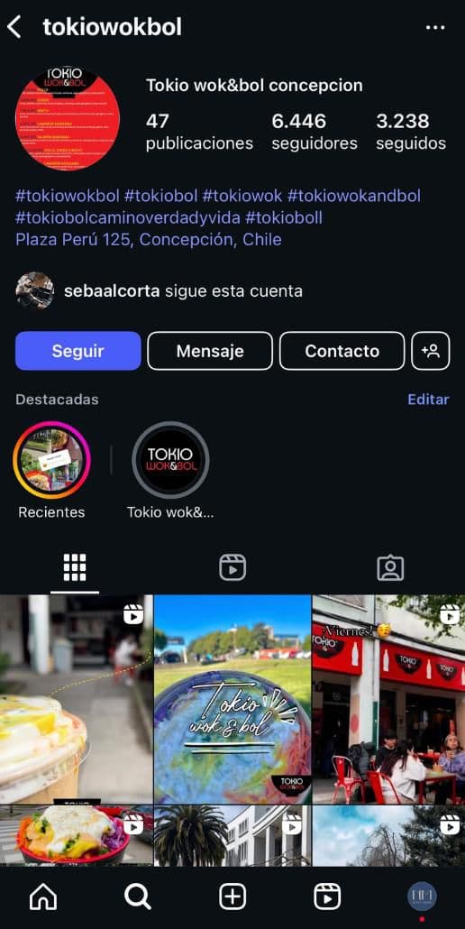 Tokio Wok & Bol antes